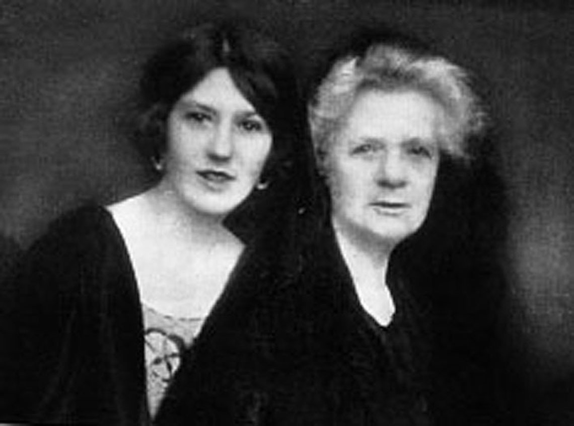 Photo of Mirrlees and Jane Ellen Harrison